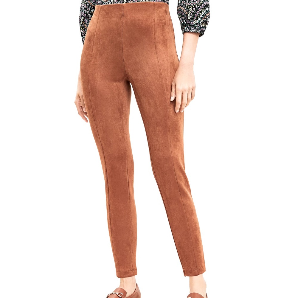 LOFT Faux Suede Leggings Medium Petite